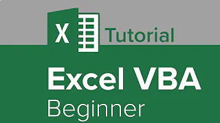 Excel VBA Beginner Tutorial